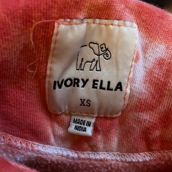3/$20 ivory ella tie-dye hoodie, size XS - Picture 12 of 12